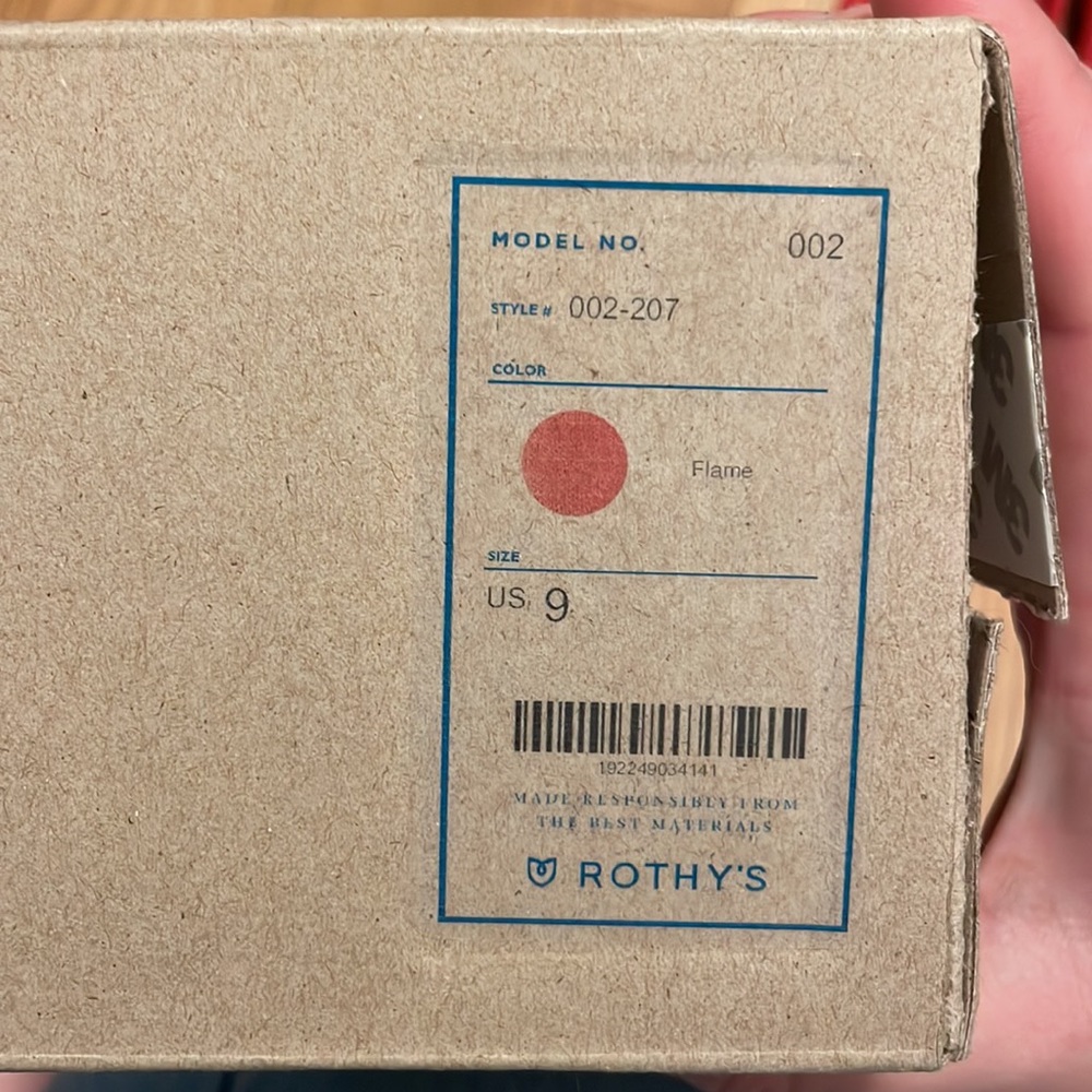 Rothy’s Point In Color Flame, Size 9 - image 5